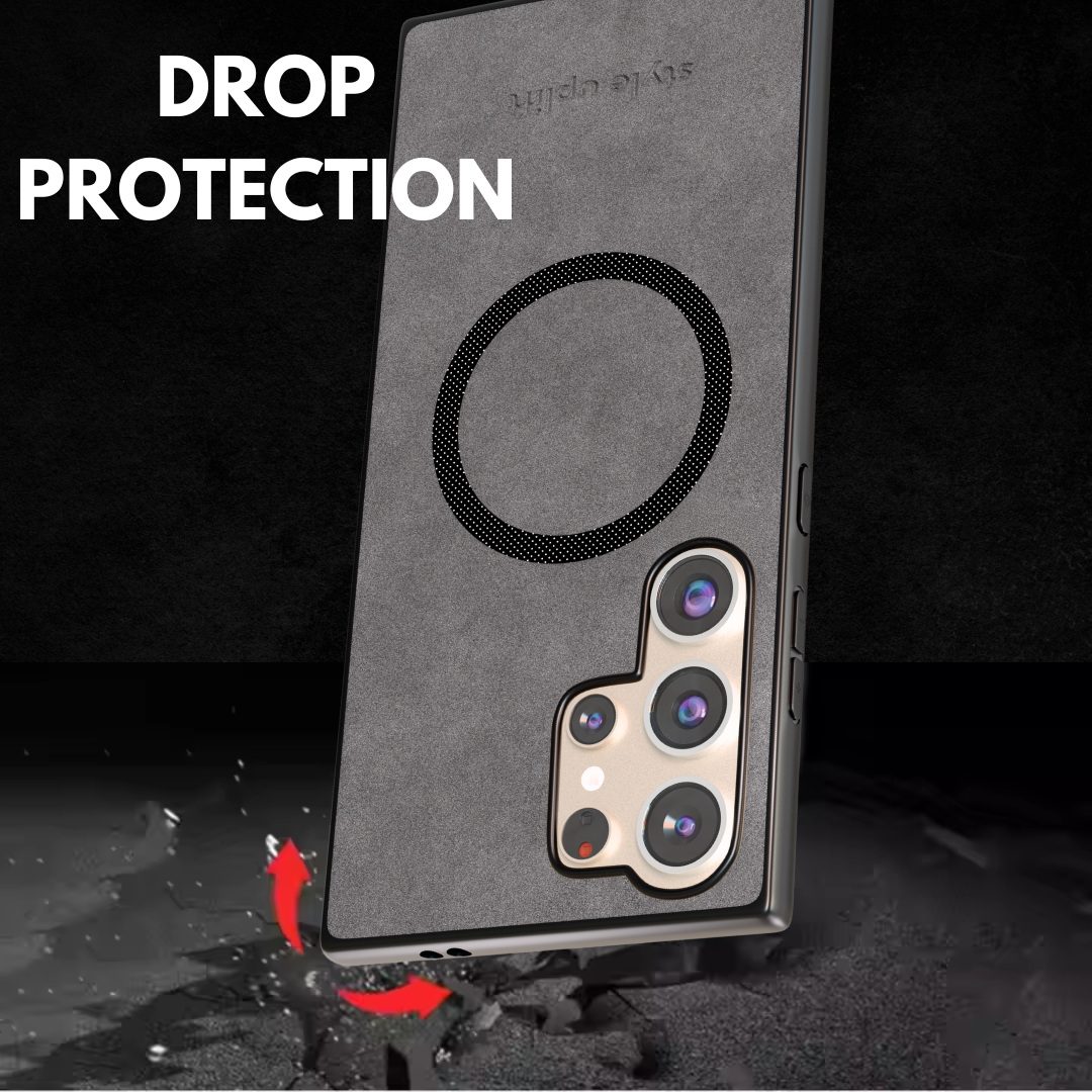 Elegant Suede Case for Samsung 25 Series