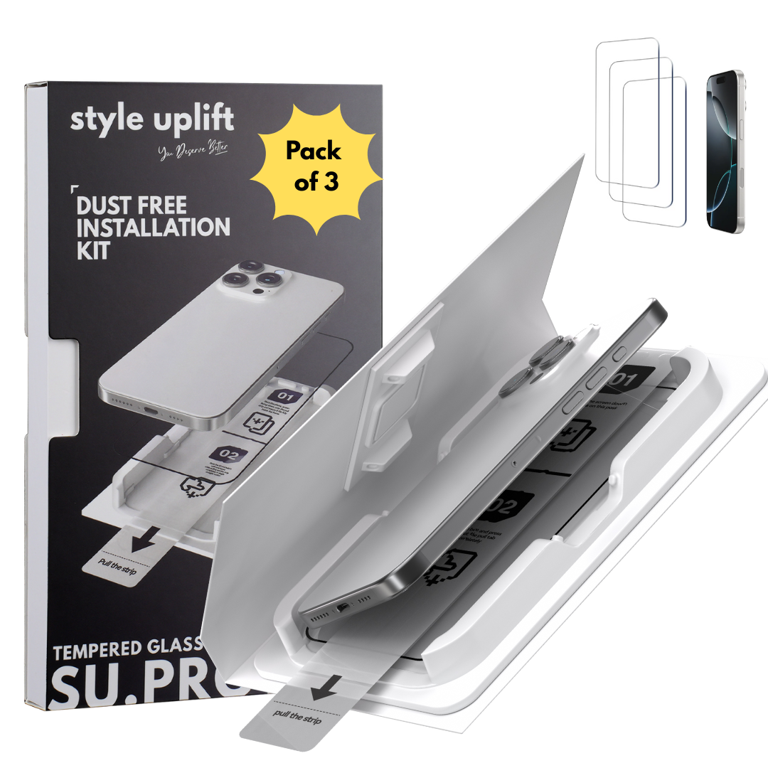 3 Pack Ultra+ HD Clear Tempered Glass